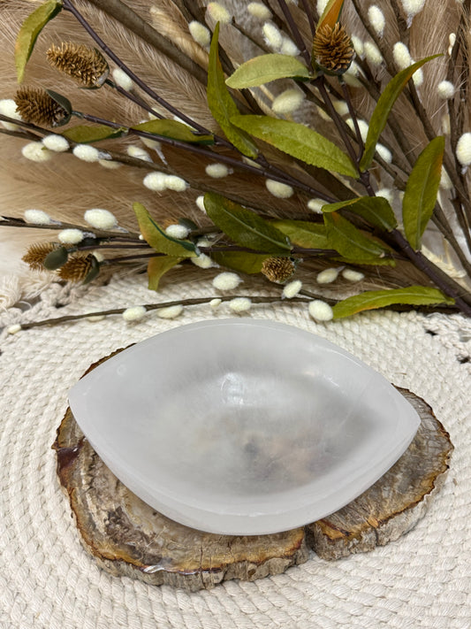 Evil -Eye Selenite Bowl