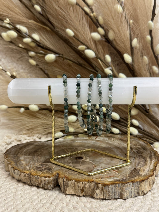 Moss Agate Bracelets
