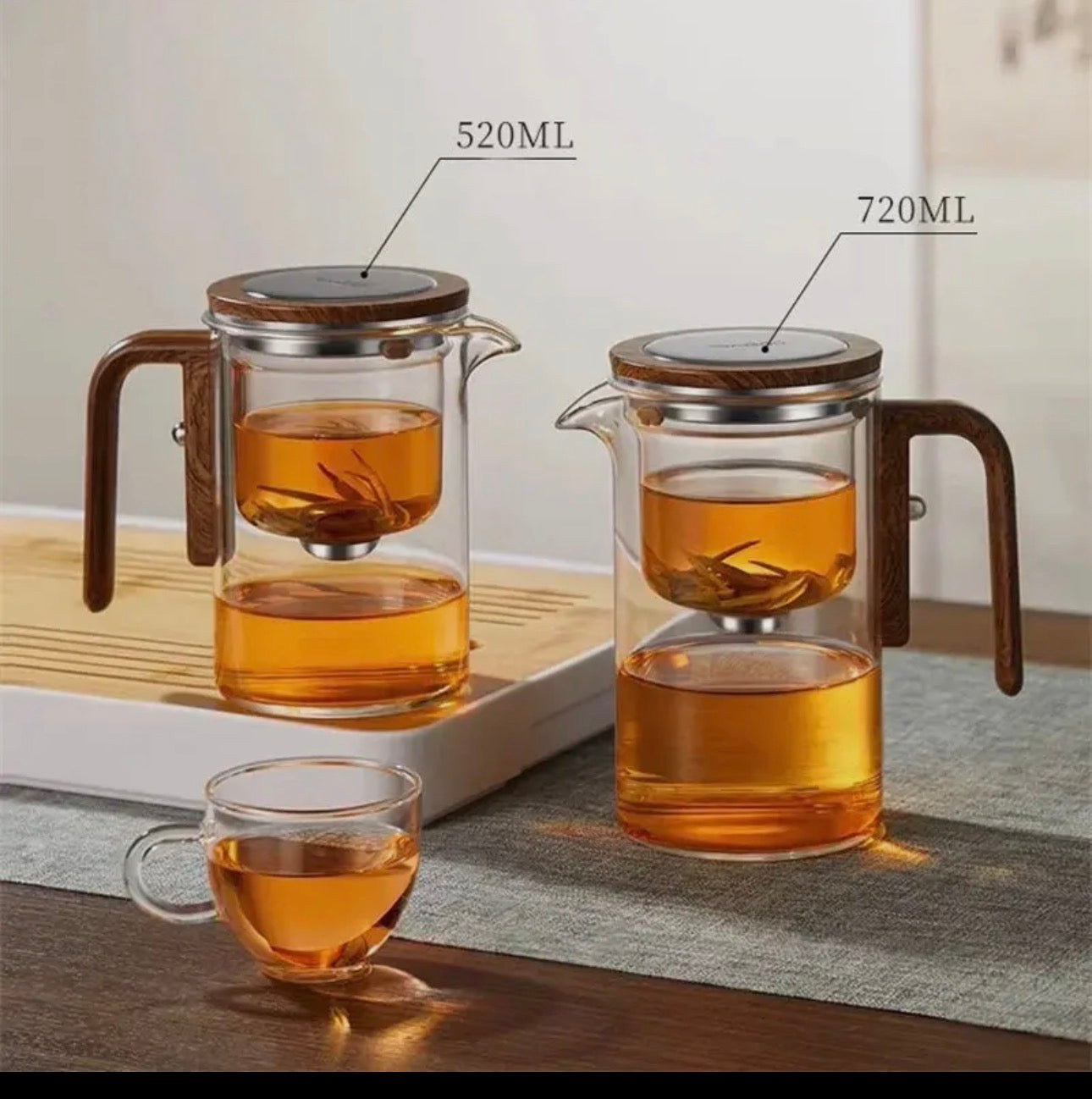 Glass Magnetic-Steep Teapot
