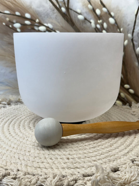 Quartz Singing Bowl - 8 Inch - Note D