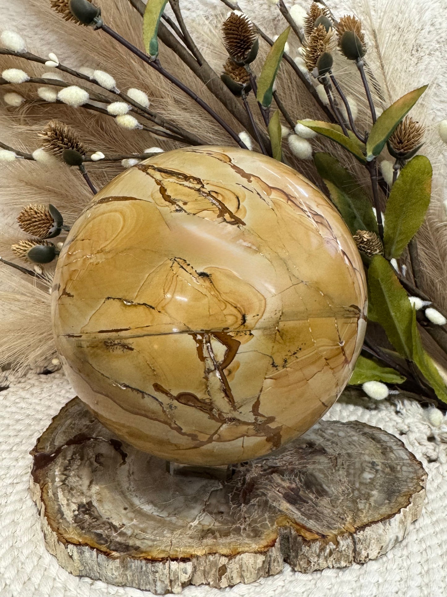 Desert Sand Jasper Sphere
