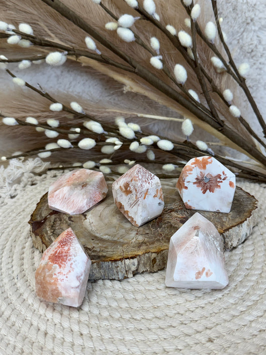 Pink Scolecite freeforms