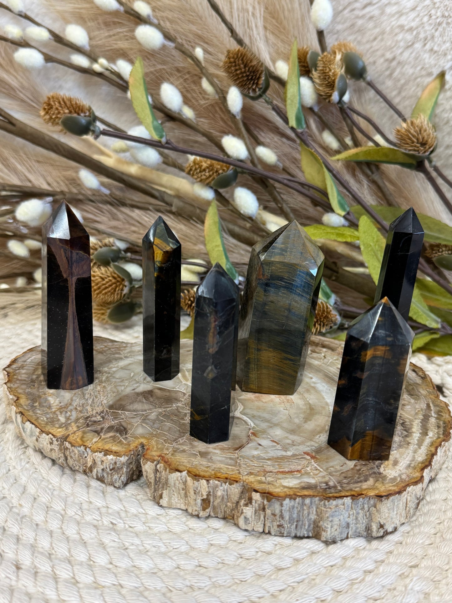 Blue Tiger's Eye Obelisk Tower