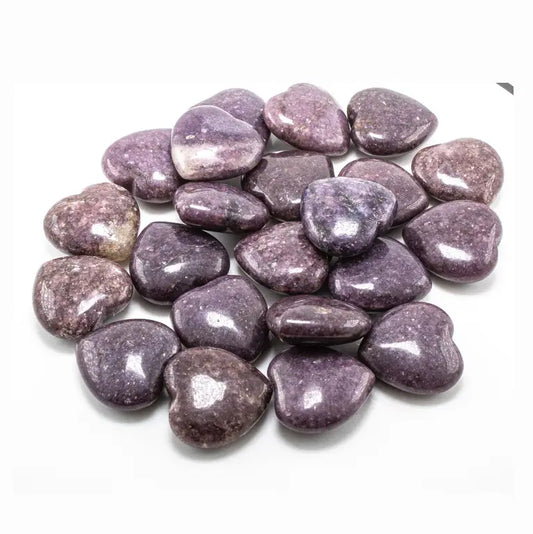Lepidolite Hearts