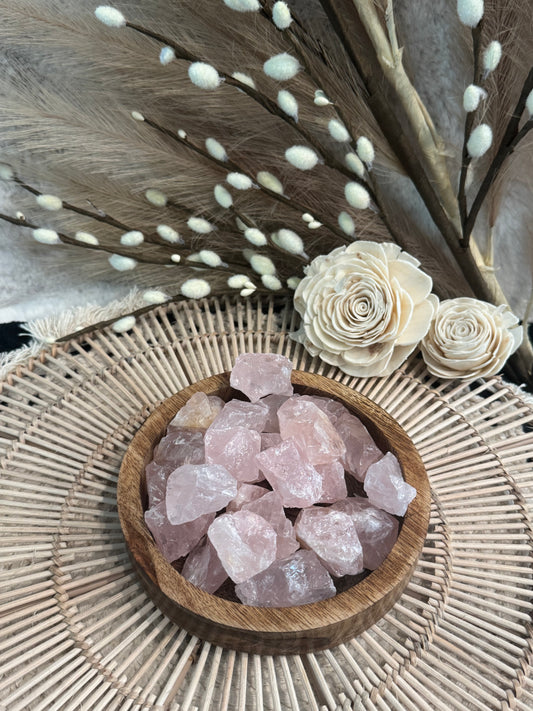 Raw Brazilian Rose Quartz