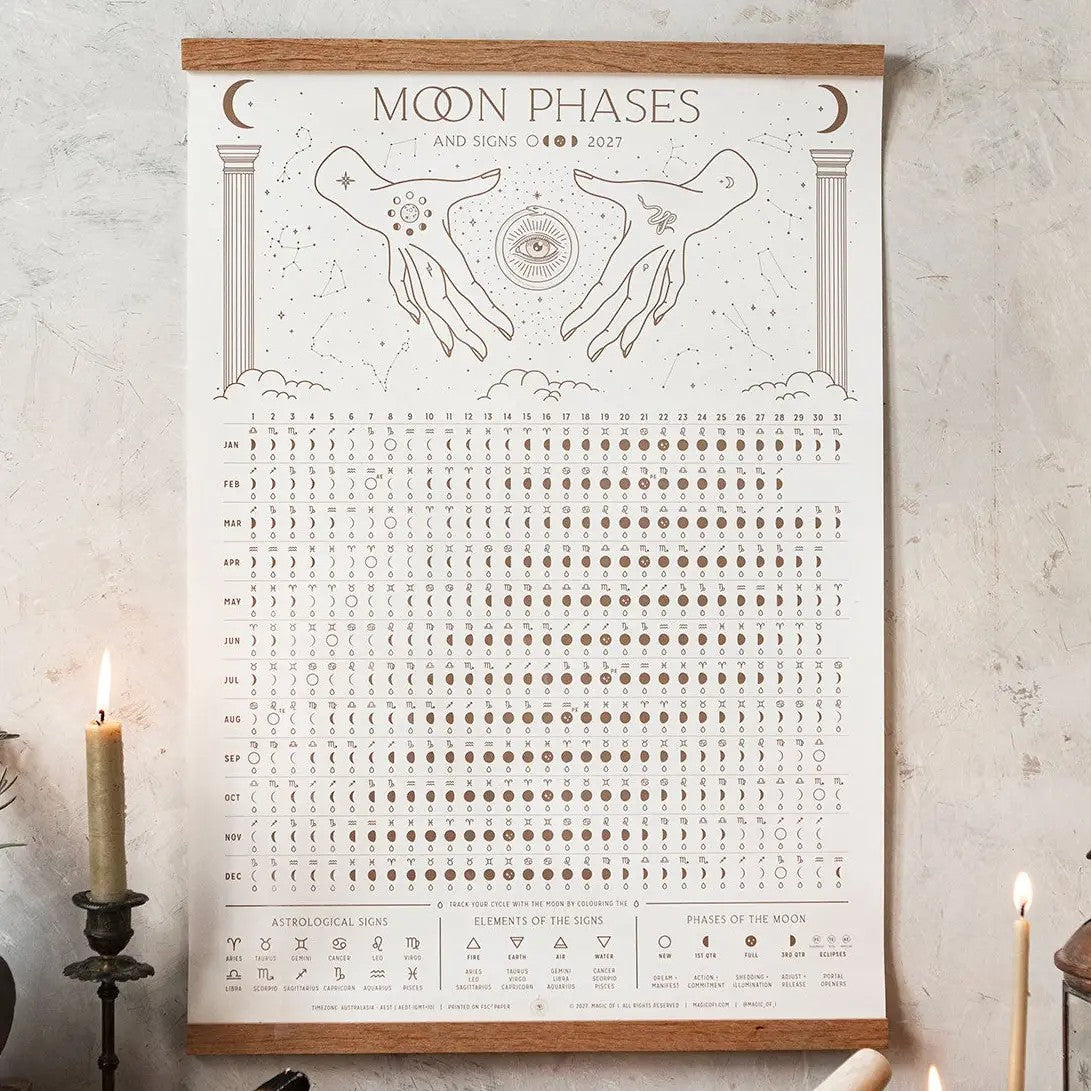 2027 Moon Phases + Signs Calendar – Alaskan Mystic Wonders