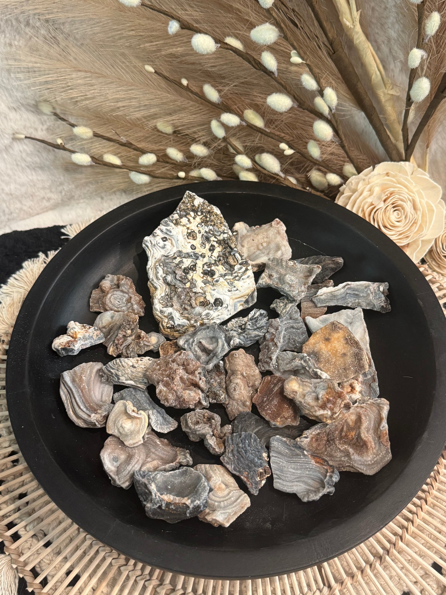 Zeusite (Blue Chalcedony Rose)