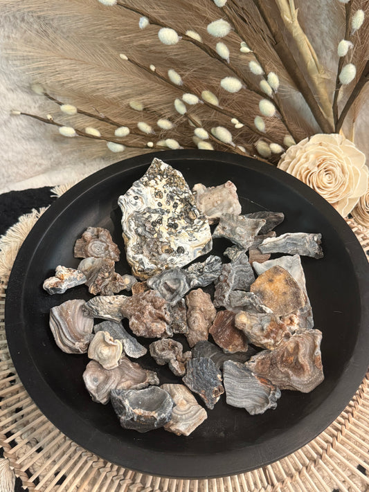 Zeusite (Blue Chalcedony Rose)