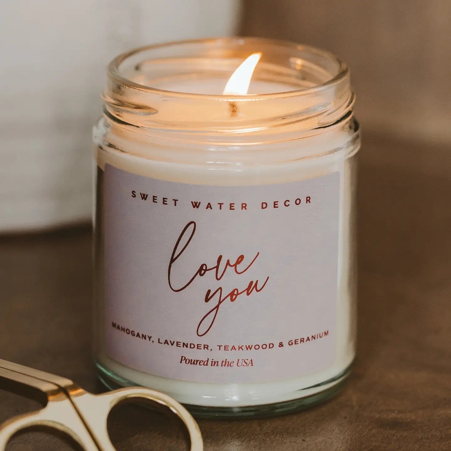 Love You Candle