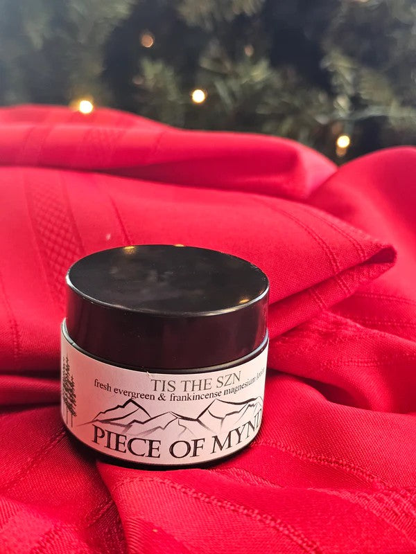 Tis the Szn Evergreen + Frankincense Magnesium Lotion by Piece of Mynd
