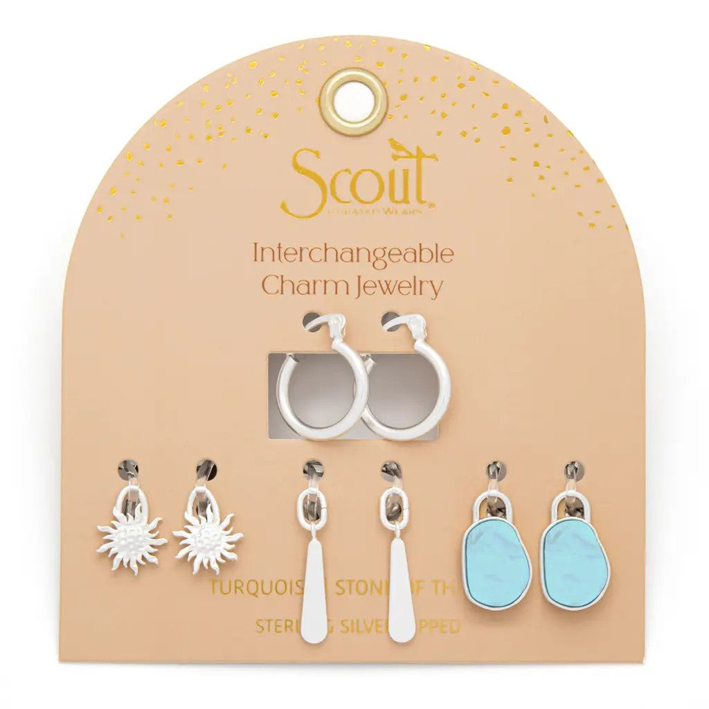 Interchangeable Charm Earring