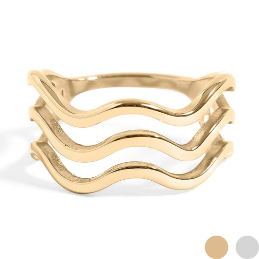 Triple Wave Ring